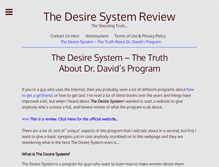 Tablet Screenshot of desiresystemreview.org
